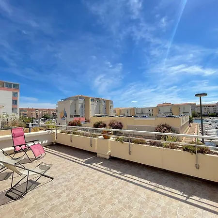 Moderne, 2 Pieces Cabine, Terrasse Et Veranda, Proche Plage, Parking Prive - Fr-1-338-133 Apartament Sète