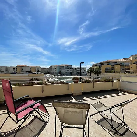 Apartament Moderne, 2 Pieces Cabine, Terrasse Et Veranda, Proche Plage, Parking Prive - Fr-1-338-133 Sète
