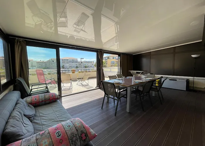 Moderne, 2 Pieces Cabine, Terrasse Et Veranda, Proche Plage, Parking Prive - Fr-1-338-133 *