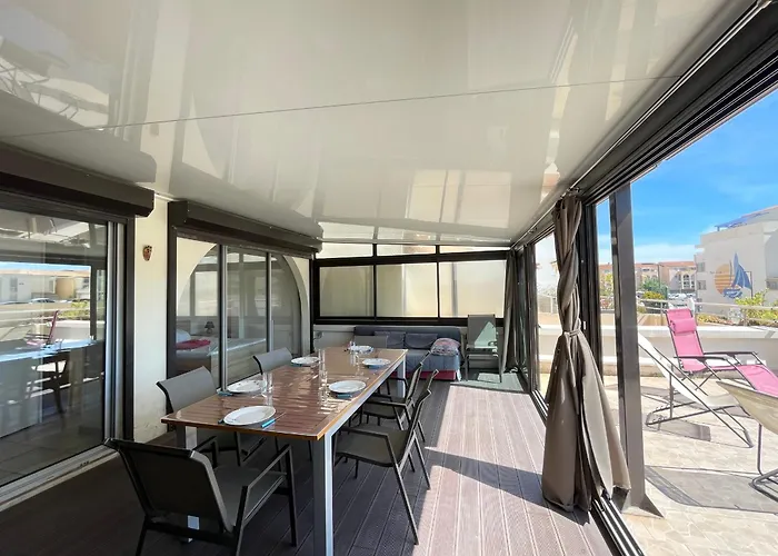 Moderne, 2 Pieces Cabine, Terrasse Et Veranda, Proche Plage, Parking Prive - Fr-1-338-133 * Сет